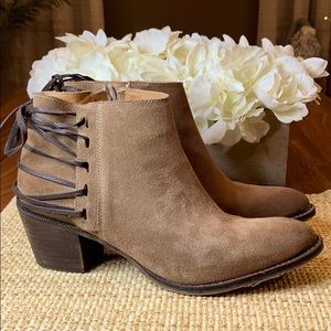 KLUB NICO booties. 2.5” heel. 11B. EUC.